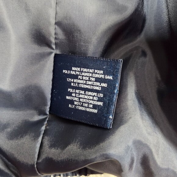 Vintage Polo Ralph Lauren Coat Boys XL Navy Blue Down Filled Puffer Preppy READ - Picture 4 of 13